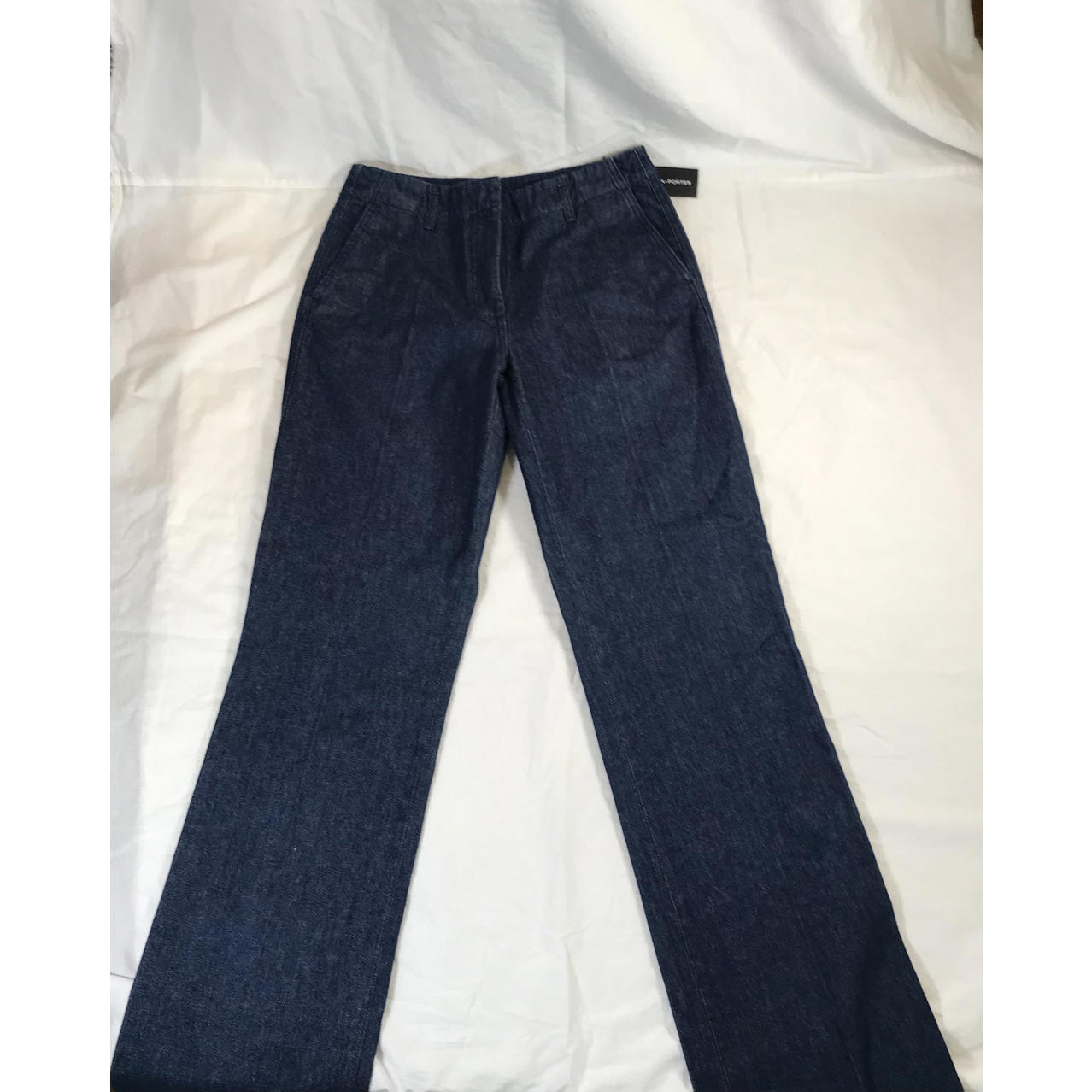 Dries Van Noten Women's Dark Blue Denim Casual Pants Nwt
